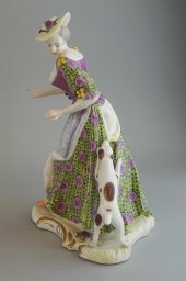 NYMPHENBURG PORCELAIN FIGURE,
