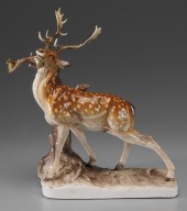Nymphenburg Stag Figurine Germ