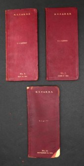 N.Y.P & N. RR LEATHER TIMETABL