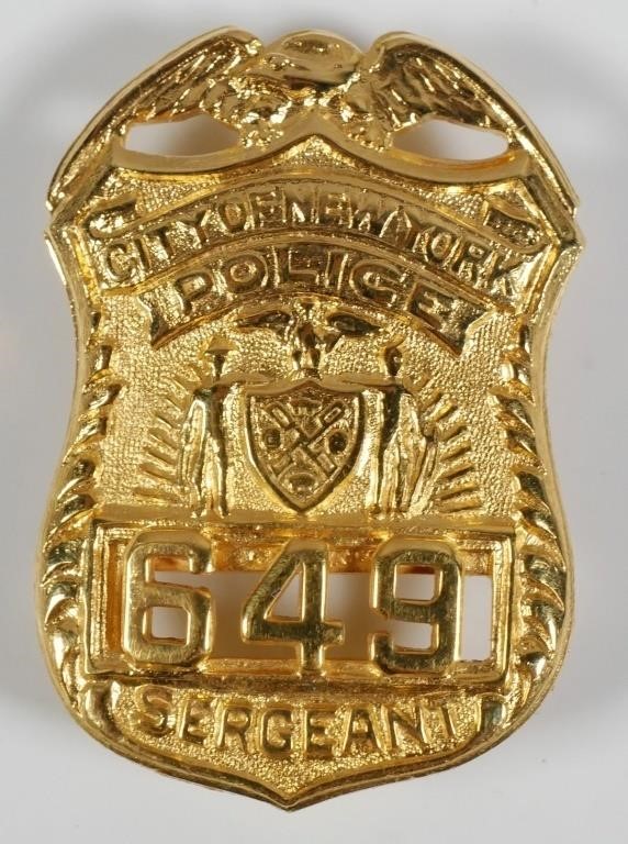 NYPD POLICE SERGEANT BADGE