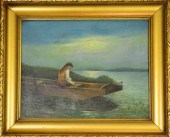 O. FISCH OIL PAINTING ON CANVA