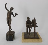 O. HOFFMAN BRONZE NUDE TOGETHE