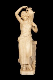 O. SCHEGGI "WATER BEARER" ALAB