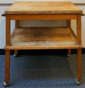 OAK AND FRUITWOOD PORTABLE BUT