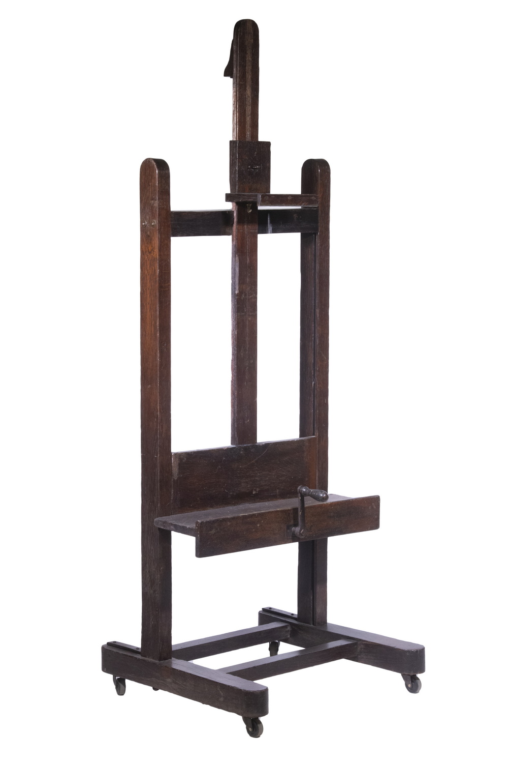 OAK ARTIST EASEL 19th c. Artist