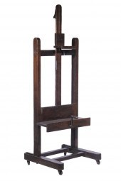OAK ARTIST EASEL 19th c. Artis