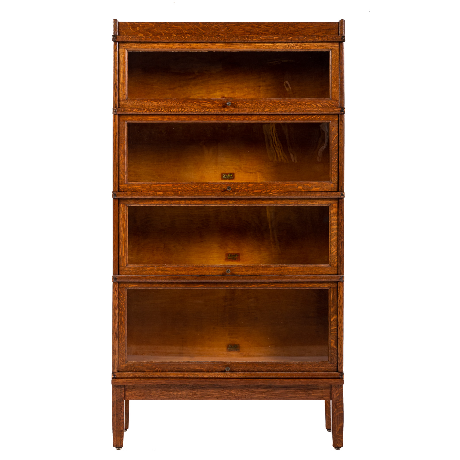 OAK BARRISTER BOOKCASE BY HALE
