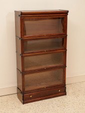 OAK BARRISTER BOOKCASE: Oak 4