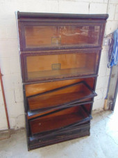 OAK BARRISTER STACK BOOKCASE,