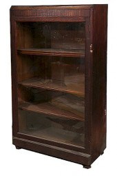 OAK BOOKCASEOAK BOOKCASE, AN O