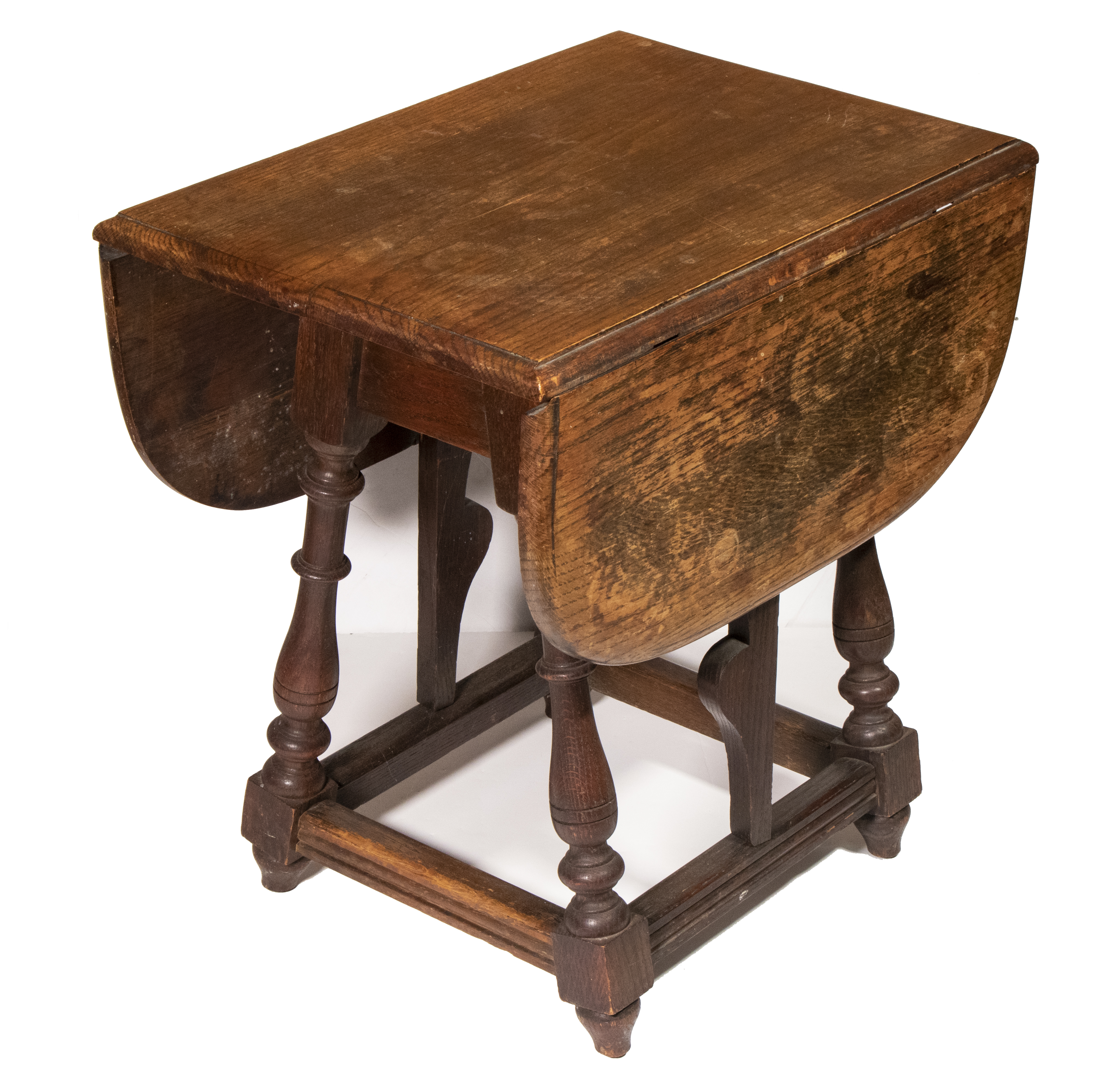 OAK BUTTERFLY DROP LEAF TABLE
