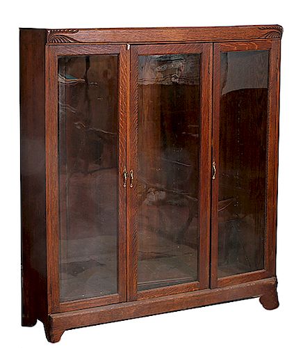 OAK CABINET/BOOKCASEOAK