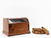 OAK CASED CHAUTAUQUA ROLLER OR