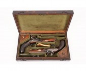 Oak cased pair of British Adam