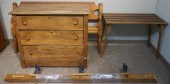 OAK CHEST OF DRAWERS, HAGERTY