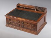 OAK CLARK'S SPOOL CABINET: Cla