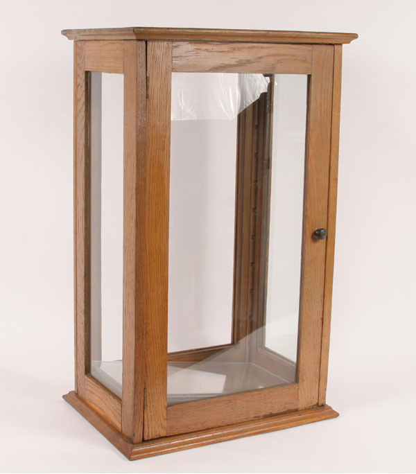 Oak counter top display