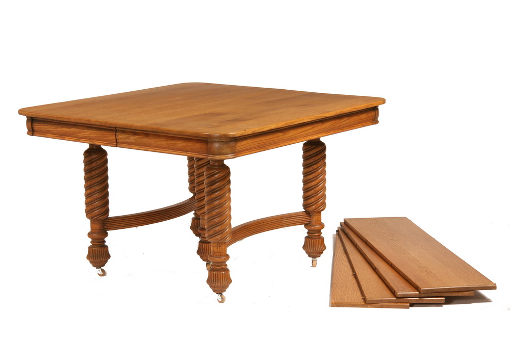 OAK DINING TABLE - American