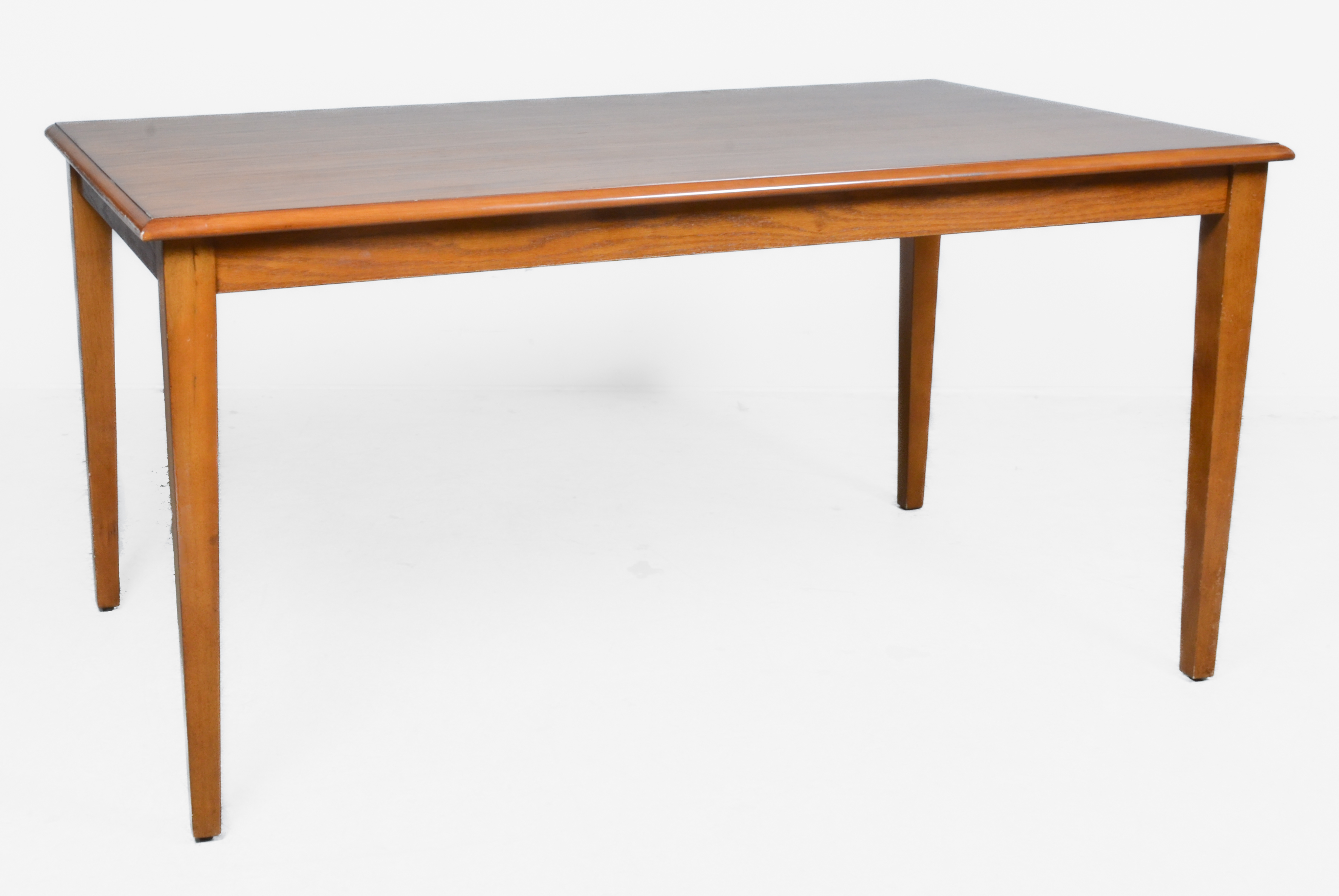 Oak dining table with square