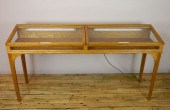OAK DISPLAY CABINETOak display