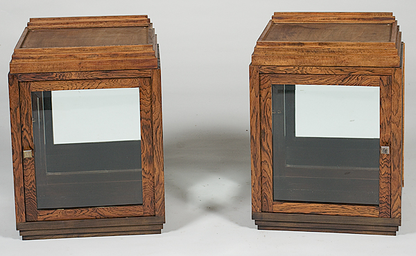 Oak Display Cabinets Table top