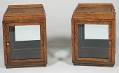 Oak Display Cabinets Table top