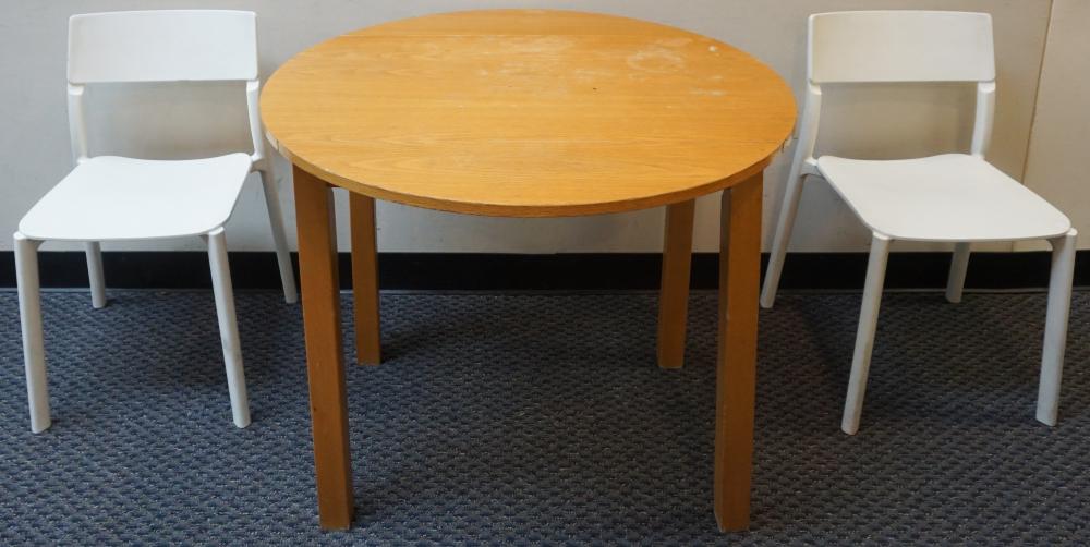 OAK DROP LEAF DINETTE TABLE WITH