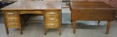 OAK DROP-LEAF TABLE AND DESKOa