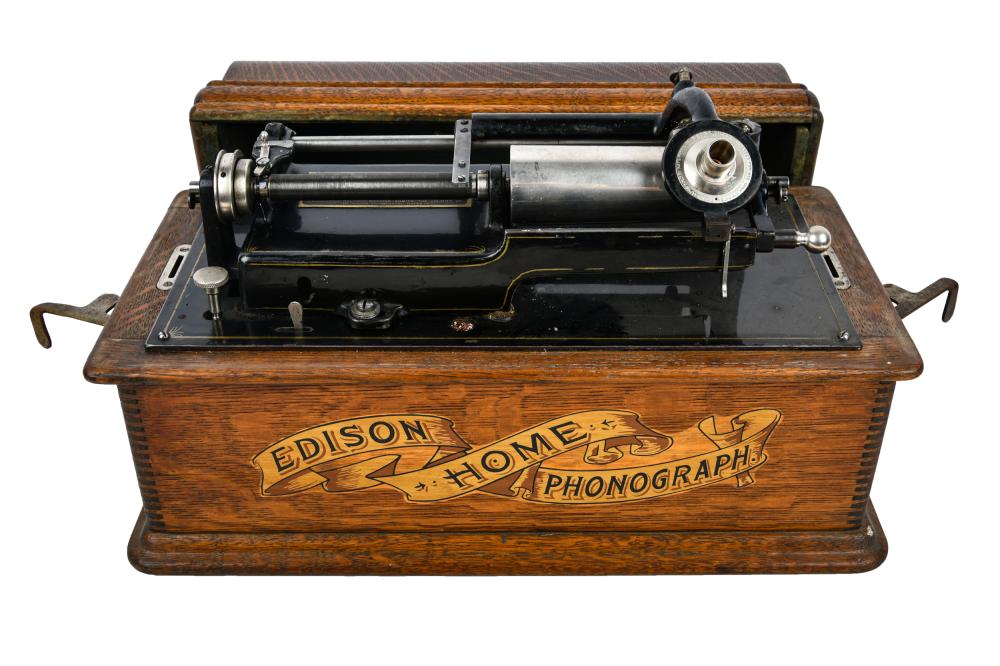 OAK EDISON HOME PHONOGRAPHwith