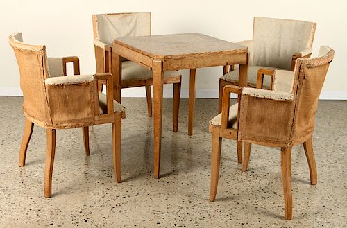 OAK ELM FRENCH GAMES TABLE 4