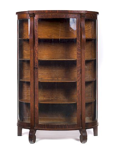 OAK EMPIRE CURVED GLASS CHINA