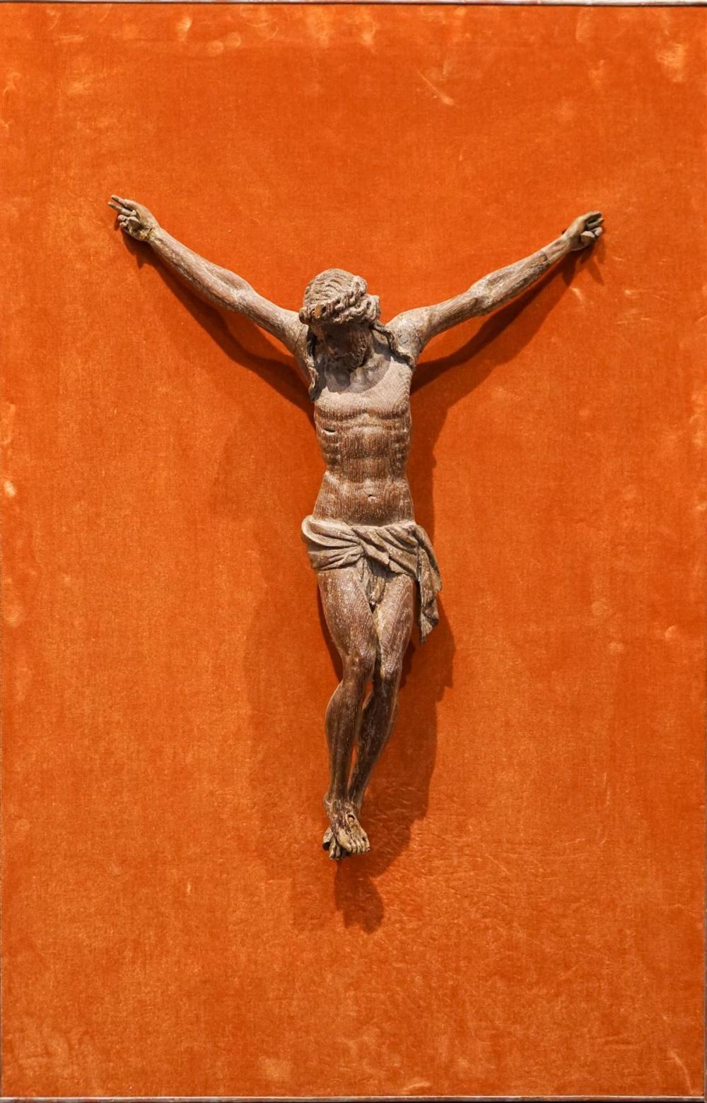 OAK FIGURE OF CRISTO MORTO,