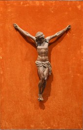 OAK FIGURE OF CRISTO MORTO, PR