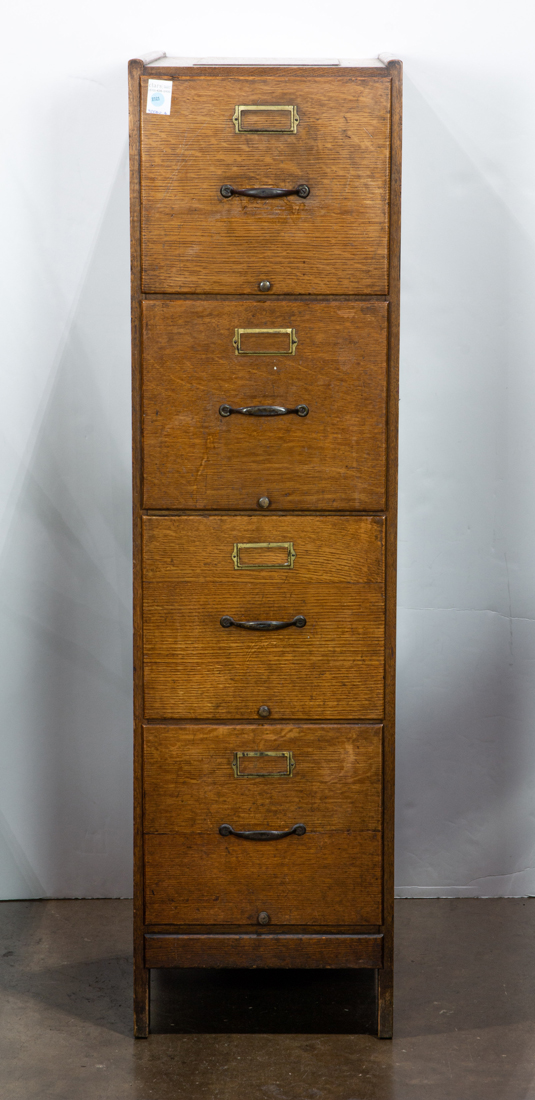 OAK FILE CABINET Oak file
