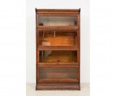 Oak, four section stackable Ba