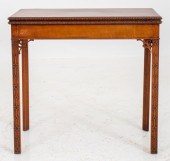 OAK GAMING TABLE CIRCA 1920S O