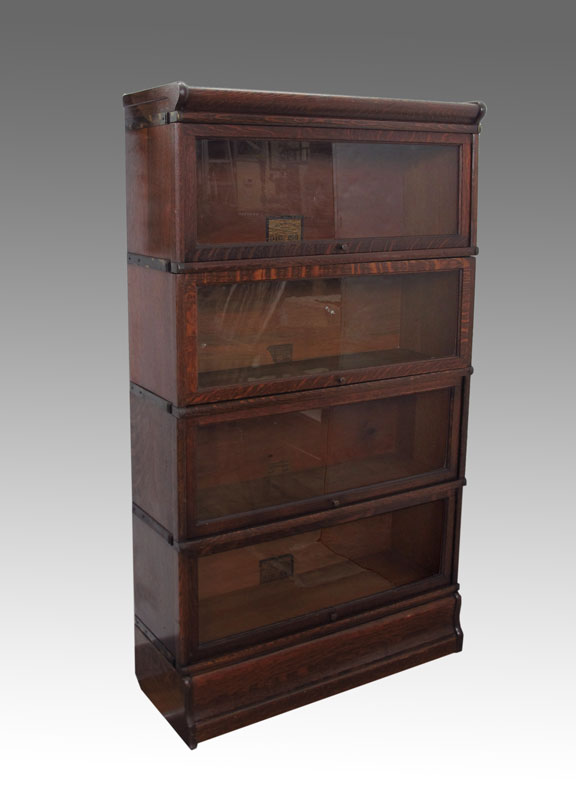 OAK GLOBE WERNICKE 4 STACK