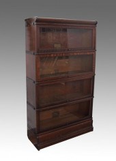 OAK GLOBE WERNICKE 4 STACK BAR