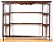 OAK HANGING SHELF, EARLY 20TH