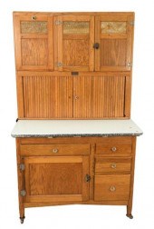 OAK HOOSIER CABINET BY SELLERS