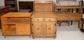 OAK HUTCH CUPBOARD; PINE CABIN