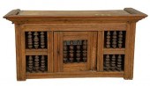 OAK JOINED CABINET WITH SPOOL