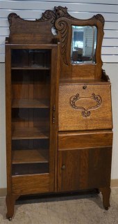 OAK LARKIN'S DESK, HEIGHT: 70