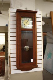 OAK LONGCASE WALL CLOCKAN OAK
