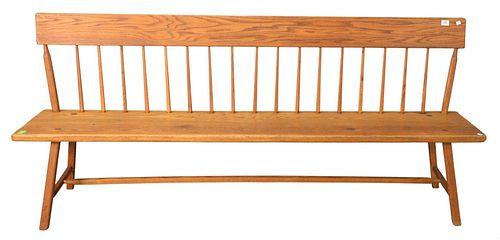 OAK MISSION STYLE SLAT BACK