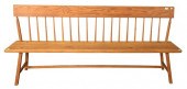OAK MISSION STYLE SLAT BACK BE