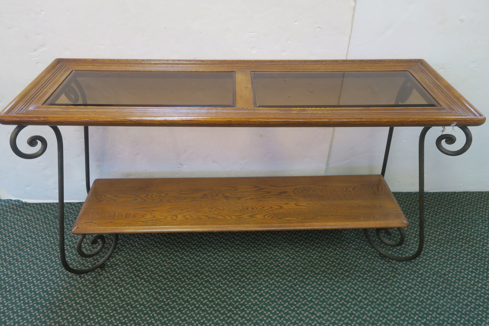 OAK MOLDED WOOD FRAME & GLASS TWO