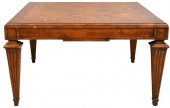 OAK PARQUETRY TOP COFFEE TABLE