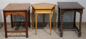 OAK PENTAGONAL SHAPED LAMP TAB