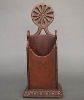 OAK PIPE BOXAn 18th century Oa